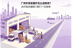 廣州外貿發國外怎么選物流？從打包倉儲到門到門一次安排
