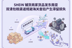 SHEIN 鋪貨商家貨品發(fā)東南亞 雙清包稅渠道規(guī)避海關(guān)查驗(yàn)產(chǎn)生滯留損失