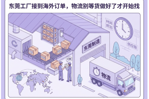 東莞工廠接到海外訂單，物流別等貨做好了才開始找